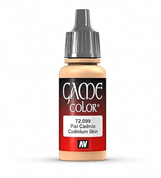 Vallejo VJ72099 Game Color 17 ml Acrylic Paint - Cadmium Skin