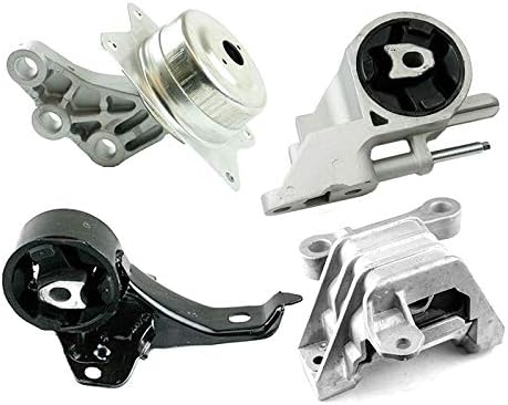 ONNURI For 2008-2010 Chevrolet Malibu 2.4L AUTO 4 Speed Motor&Trans Mount Set 4pcs : A5370, A5590, A5598, A5355 - K2452