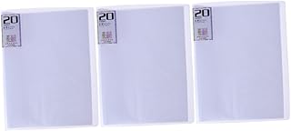 TEHAUX Pasta A4 3Pcs Livreto De Papel De Teste Inserir Livreto De Informações 20 Páginas Livreto De Informações A4 Blush Tons De Terra Branca Folheto Informativo