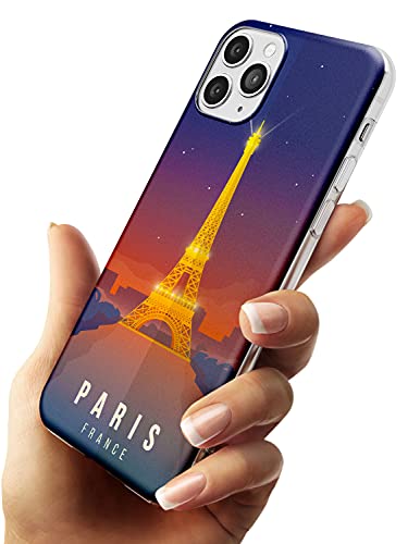 Custodia sottile per telefono vintage con poster