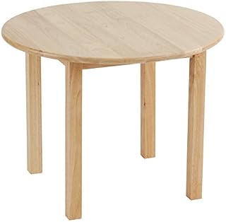 ECR4Kids 30-Inch Round Hardwood Table, 22-Inch Height, Kids' Homeschool Desk, Children’s Solid Wood
