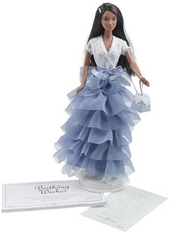Barbie Collector Silver Label - Birthday Wishes Barbie Doll - African American - Blue Gown