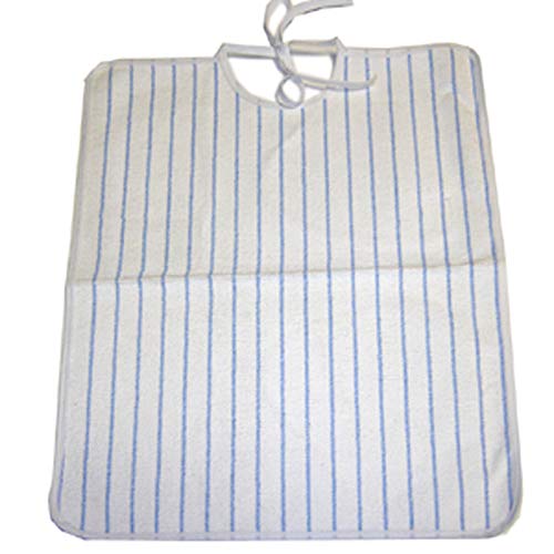 Davidde Bavoir adulte 47 x 62 cm éponge plastifiée avec lacets, fabriqué en Italie (Orange) Cover