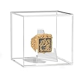 Laatse Vitrina de anillo de campeonato, caja pequeña de anillo de