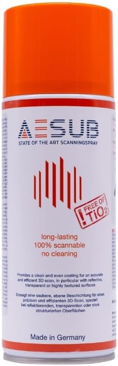 AESUB Orange 3D Scanning Spray 13.5 fl oz Can