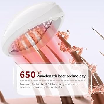 Laser Hair Growth Cap, Red Light Therapy Device for Hair Regrowth, 210 LLLT & 650nm Wavelength, Solution for Thinning Hair in Men & Women