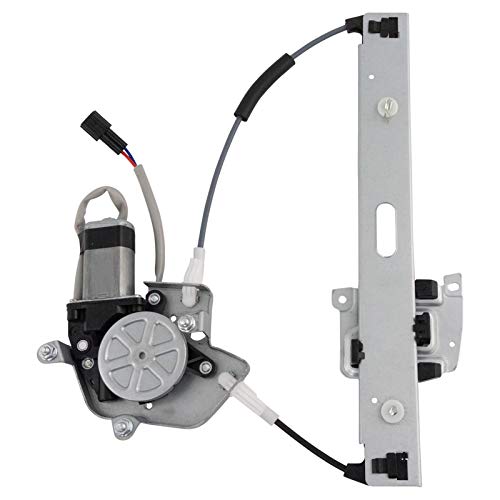 Image of TRQ Rear Right Power Window Regulator & Motor Assembly Passenger Side Compatible with 2008-2012 Ford Escape 2008-2011 Mazda Tribute Mercury Mariner