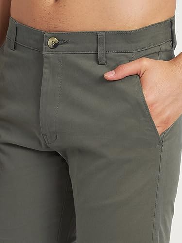 Image of KARGEENS Men Kargeens Men's Cotton Slim Fit Casual Chinos Trousers for Men Stylish