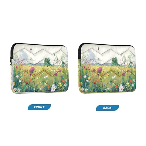 Funda para portátil 13-14 pulgadas impermeable con diseño de mariposas miniatura 2