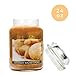 A Cheerful Giver Scented Glass Jar Candle - 24 oz. Gourmet Sugar Cookies Jar Candle with Lid & True to Life Fragrance Made in USA - Cheerful Candle Collection
