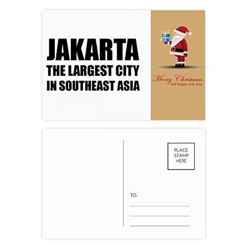 Cartes postales Père Noël Jakarta pour envoyer des vœux uniques et écrits