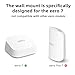 Outlet Wall Mount for eero 7, No-Drill Plug Adapter with Hidden Cable Management, Space-Saving for Dual-Band Mesh System (1 Pack)​
