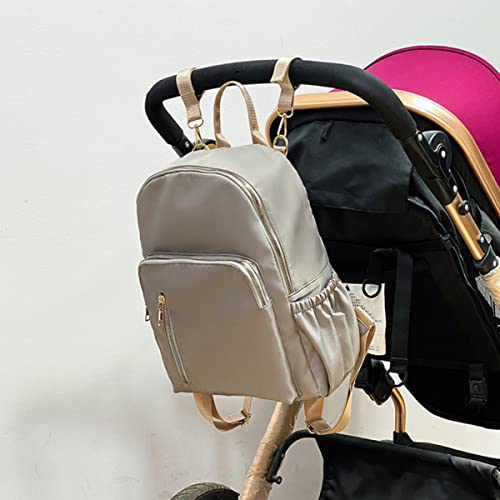 Sac à dos anti-fuite à compartiment thermique pour biberon et poussette - 7