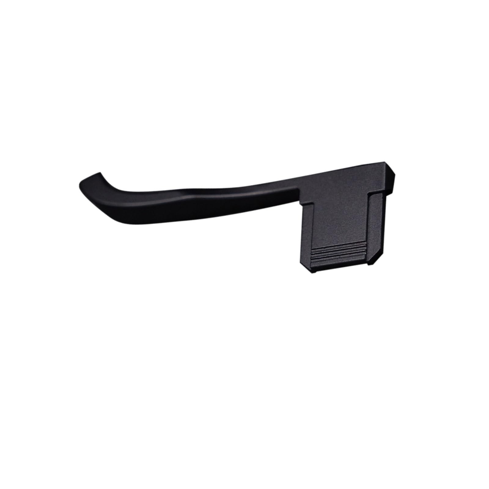GHJ567RE Aluminum Cold Shoe Thumb Up Grip for panasonic for lumix S9 Camera Support Handle Ergonomically Designed sliver black(Black)