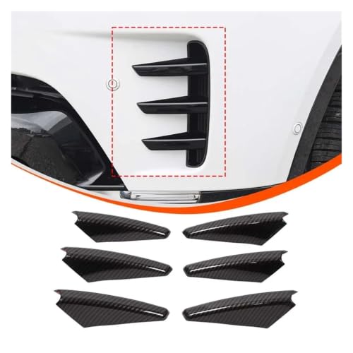 Tira de fibra de carbono para Land Rover Discovery Sport 2024-2025 de parachoques delantero 4