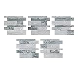 Aspect Peel and Stick Collage Tile in Ocean Corridor (5-Pack)