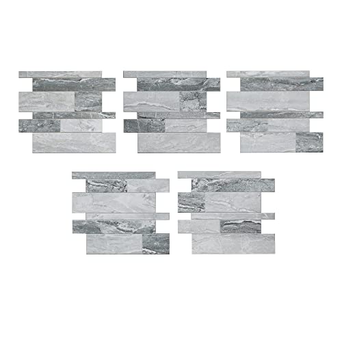 Aspect Peel And Stick Collage Tile In Ocean Corridor (5-Pack) #TOP2