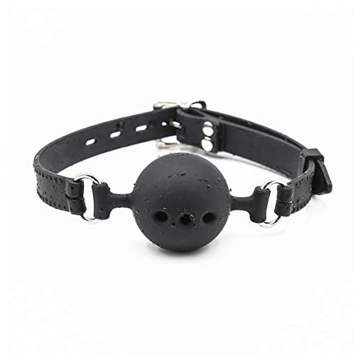 Erlove Boquilla de Silicona Suave con Orificios de respiración, Segura y cómoda (Negro)