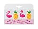 Party Partners Shaped Cake Candle Set, Flamingos and Pineapples