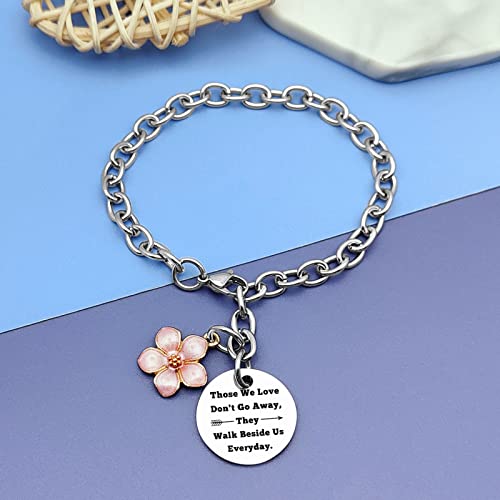 Bereavement Gift Bracelets Sympathy Gift for Loss of Mother Father Memorial Gifts for Loss of Husband Brother Sister Remembrance Gifts in Memory Presents Stainless Steel Bracelet Condolence Presents2