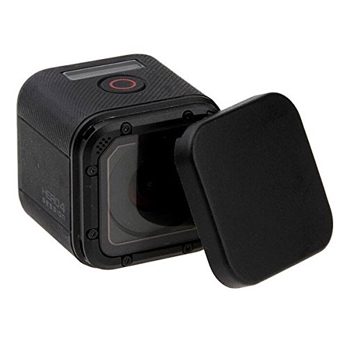 MASUNN Cubierta Protectora De La Tapa De La Lente Negra para La Cámara Gopro Hero 4 Session