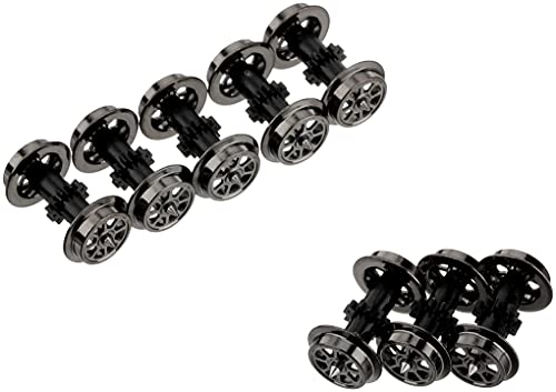 N gauge 11-608 essieux anciens à rayons pour wagon miniature axe court