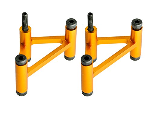 MICROHELI Aluminum Rear Spacer Frame (Gold) (for MH Frame Blade 350 QX Series)