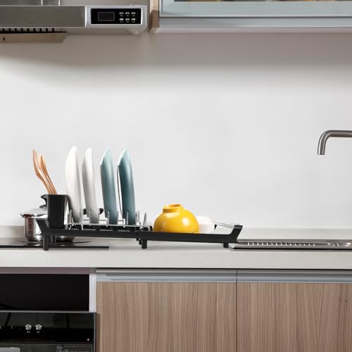 Litimkat Abtropfgestell Geschirr,erweiterbares Abtropfgestell 28-47cm – Ansicht 6