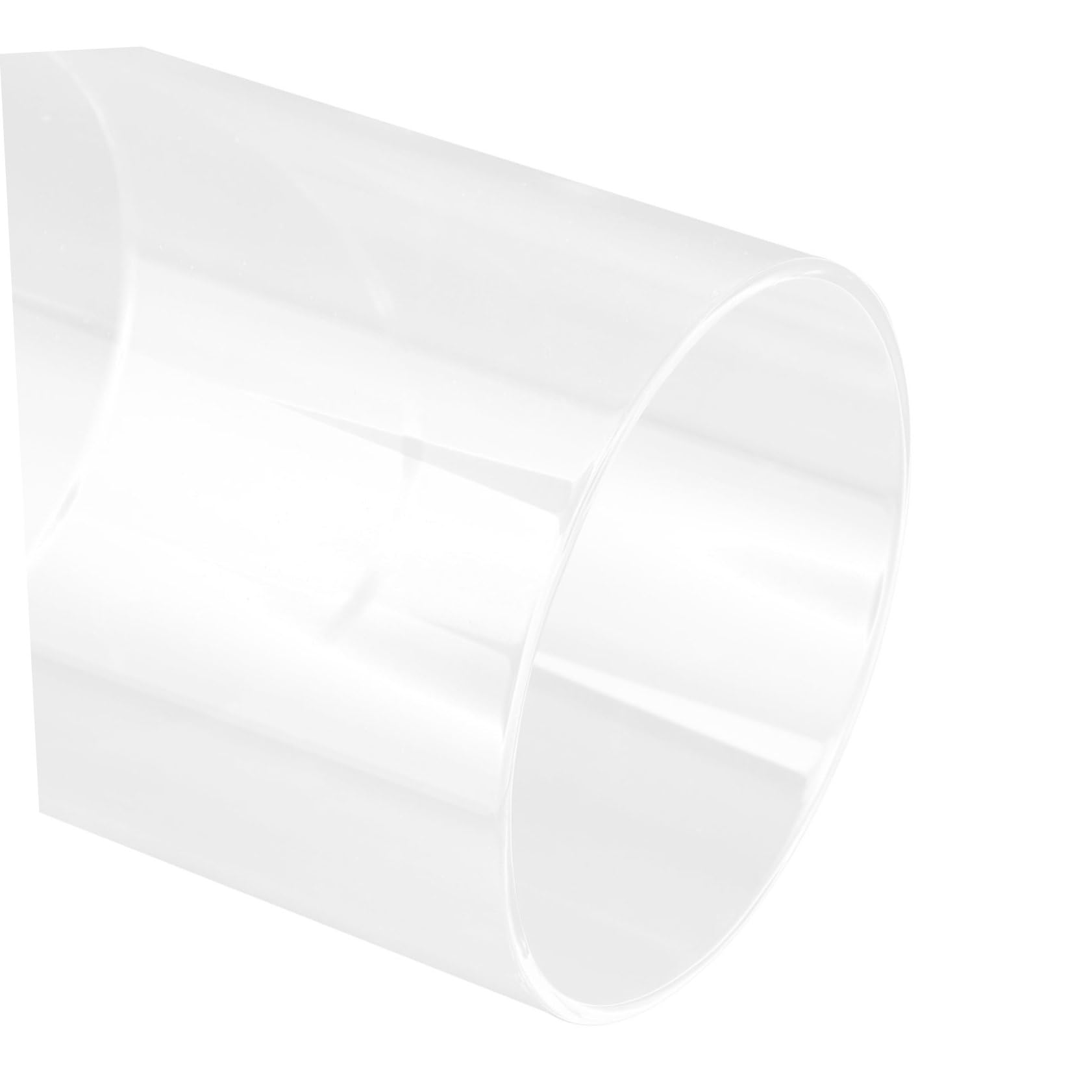 HOLIDYOYO Candle Chimney Candle Holder Tube Glass Candle Shade Bottomless Cylinder Candleholder Open Ended Candle Shade Open Flame Candle Holder Sleeve 8x10cm