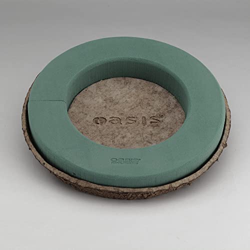 Flowerbox Oasis Steckschaum BIOLIT Pflanz-& Steck-Ring Ø36cm Steckmasse Steckschwamm - 2 Stück