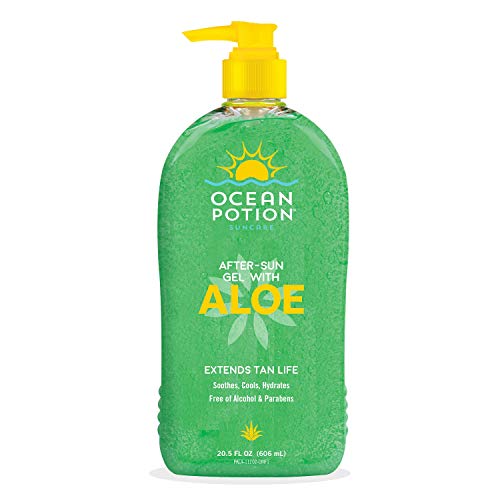 Ocean Potion 100% Pure Aloe Gel 20.50 oz (Pack of 5)