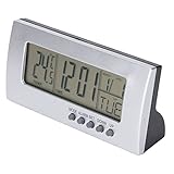 Pequeño y exquisito: el diseño pequeño y compacto y el mini reloj despertador multifuncional le brindan una gran comodidad.