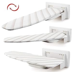 Ybaymy DEW5-10-0003 Wandmontiertes Bügelbrett 95x33 cm