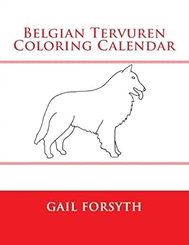 Belgian Tervuren Coloring Calendar
