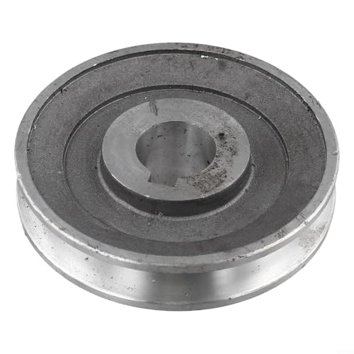 Aluminium-Motor-Riemenscheibe für Luftkompressoren, kompatibel mit 19 mm und 24 mm Wellen (97 x 24)