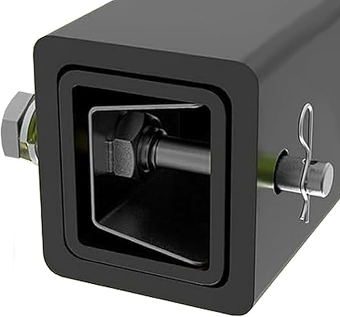 Suspension Dudes Anti-Rattle Trailer Hitch Pin Prevents Wobble and Swaying, Corrosion Resistant - Fits 2" Receiver with 1/2" Pinhole - (Black)