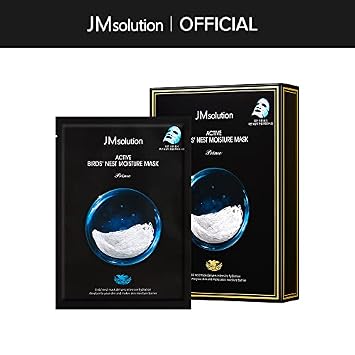 JMsolution K-Beauty Hydration Mask Set Water Luminous SOS Ringer Mask Plus & Active Birds Nest Moisture Mask Prime, 20 Total Masks