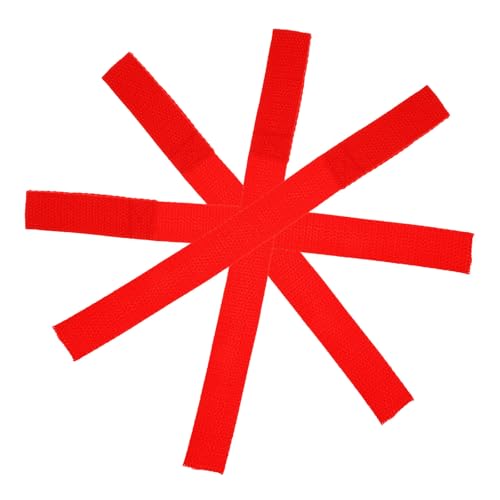 Ipetboom Correa de Cabrestante de Alta Resistencia 4 Piezas Cinta de Poliéster Roja para Remolque Vehículo Todoterreno Uso Seguro y Estable para Tracción y Rescate Off-Road