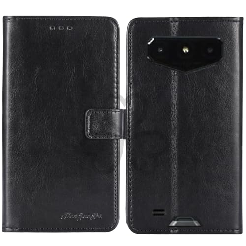 TienJueShi Preto retro premium função de suporte capa capa de telemóvel case proteção couro cover Etui para Oukitel G3 6 polegadas