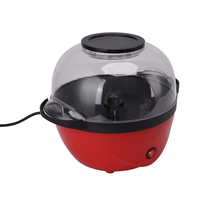 Sakar 450W Electric Popcorn Maker Machine with Butter Melting Plate | Cinema Style Hot Air Popcorn Maker for Modern Kitchens Home Parties EU Plug 220V 7 41ObCpdu70L