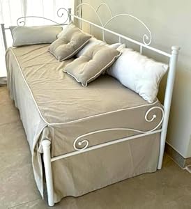 Aessegi DORHN2002 Chaiselongue Schmiedeeisen Weiß