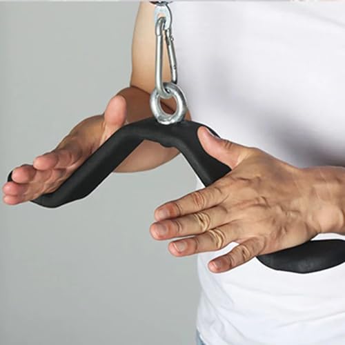 Barre de triceps portable pour musculation et tirage bas à la maison - 2