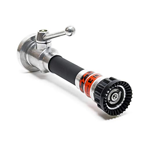 Lance d’incendie polyvalent Raccord Storz C Réglage en continu THW Pompier Chantier Ajustage de jet