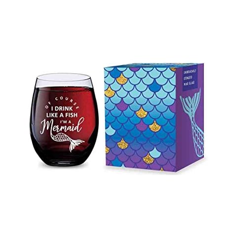 GSM Brands Unbreakable Tritan Stemless Wine Glass Cover