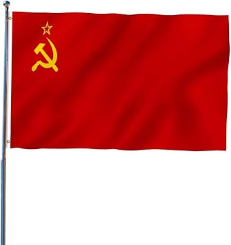 USSR Flag 3x5 ft 90x150 cm Soviet Union National Banner 2 Brass Grommets