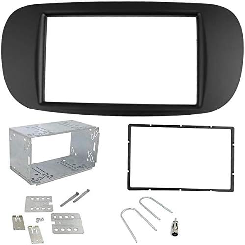 Kit Montaggio Autoradio Per Fiat 500 (2007-2015) - Mascherina 2 DIN, Bocchette Aria, Chiavi E Adattatore Antenna - Foto 7