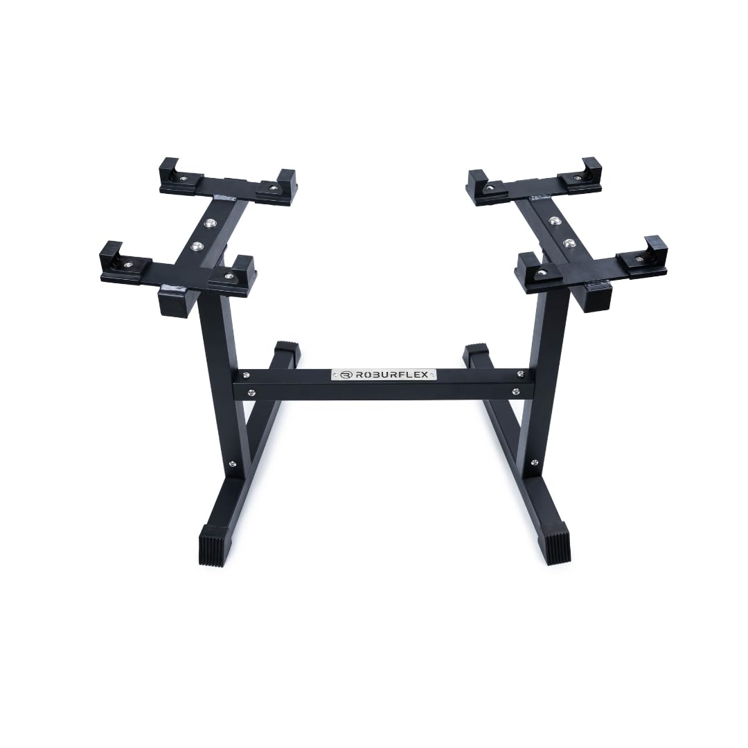Stand for Adjustable Dumbbells (for 40lb, 50lb and 80lb) for Workout Strength Training Fitness Home Gym (Does not fit other NUOBELL brands)