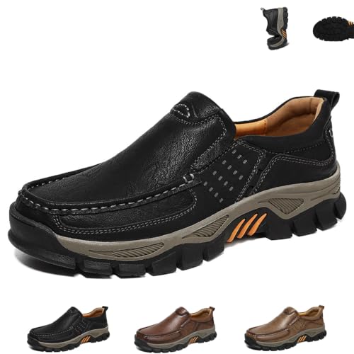 Zapatos ortopédicos cómodos de cuero para el día a día y caminatas informales urbanas 1