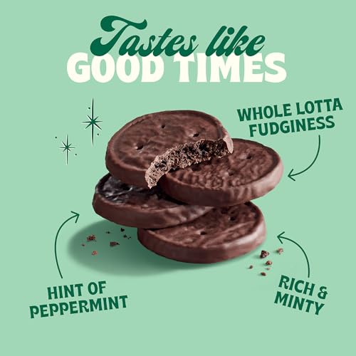 Back to Nature Fudge Mint Cookies, Plant-Based, Non-GMO, Made with Wheat Flour, Snack Happy, 5.5 oz Box