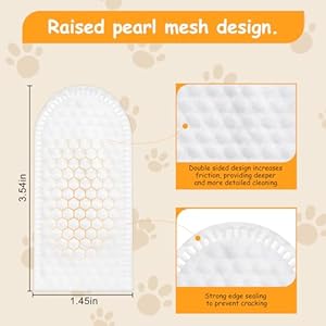 Dog Ear Wipes Finger,Ear Cleaner Wipes for Cats and Dogs,Debris – Soothes & Relieves Ear Itching,All Natural Ingredients – 50 Count.